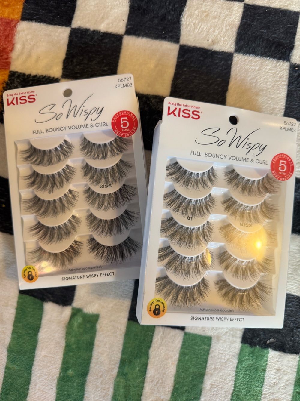 KISS So Wispy Full Bouncy Volume & Curl False Eyelashes - Black